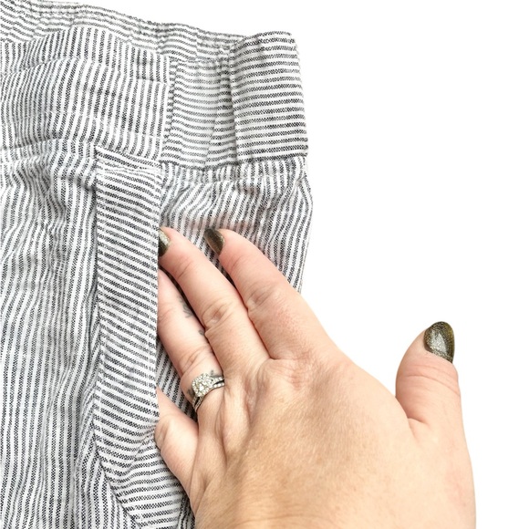 Athleta Pinstripe Linen Pants - Picture 5 of 7